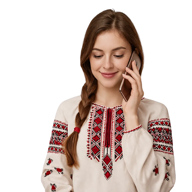 Дівчина з телефоном